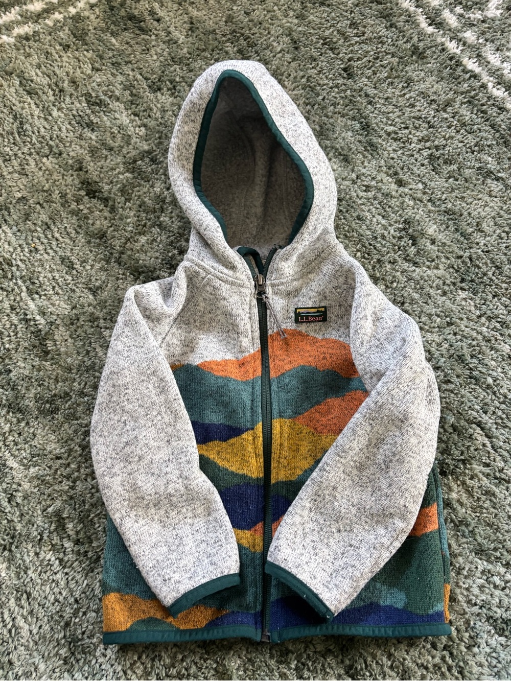 L.L.Bean Boys 3T fleece zip up